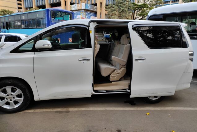Toyota Alphard for Hire Kenya.